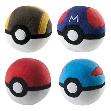 POKÉMON PELUCHE POKEBOLA 10 CM ASST
