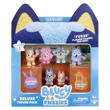 BLUEY FUZZIES DELUXE FIG. PACK