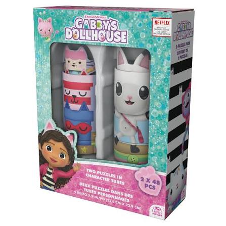 GABBY 2 PUZZLES 48 PZS EN GATITUBOS