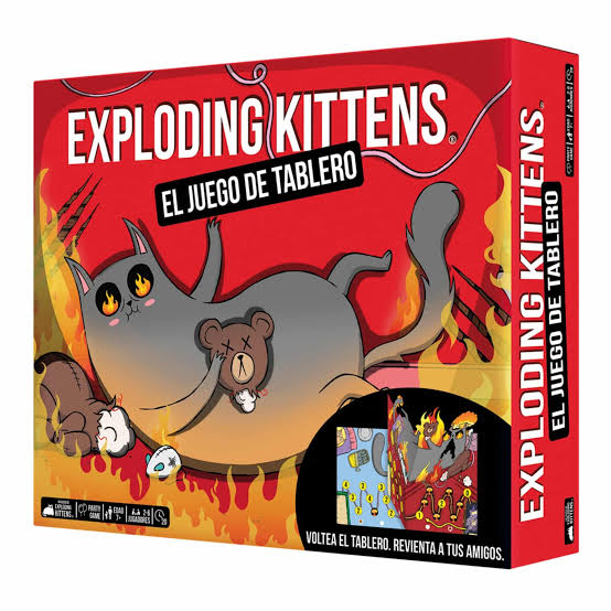  Exploding Kittens- El Juego de Tablero Super Fan Edition